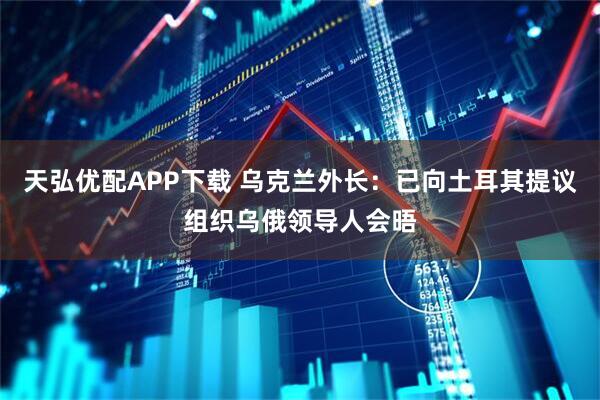 天弘优配APP下载 乌克兰外长：已向土耳其提议组织乌俄领导人会晤